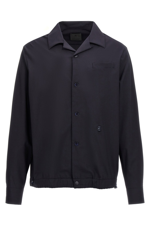 Рубашка с логотипом Blue GIVENCHY (BM610714PY403) Рубашка с логотипом Blue GIVENCHY (BM610714PY403)