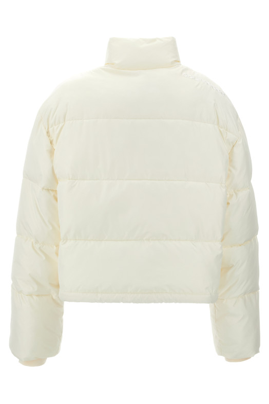 'AC' cropped down jacket White 'AC' cropped down jacket White
