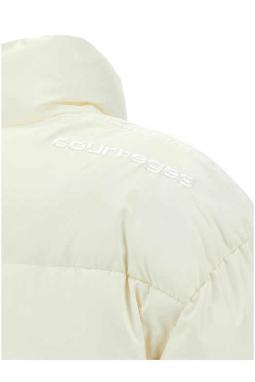 'AC' cropped down jacket White 'AC' cropped down jacket White