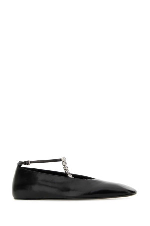 Черные кожаные балетки JIL SANDER (J15WZ0021P4864) Черные кожаные балетки JIL SANDER (J15WZ0021P4864)