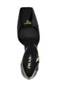 Туфлі на підборах з логотипом, чорні PRADA (1I601NF035069F0002) Туфлі на підборах з логотипом, чорні PRADA (1I601NF035069F0002)