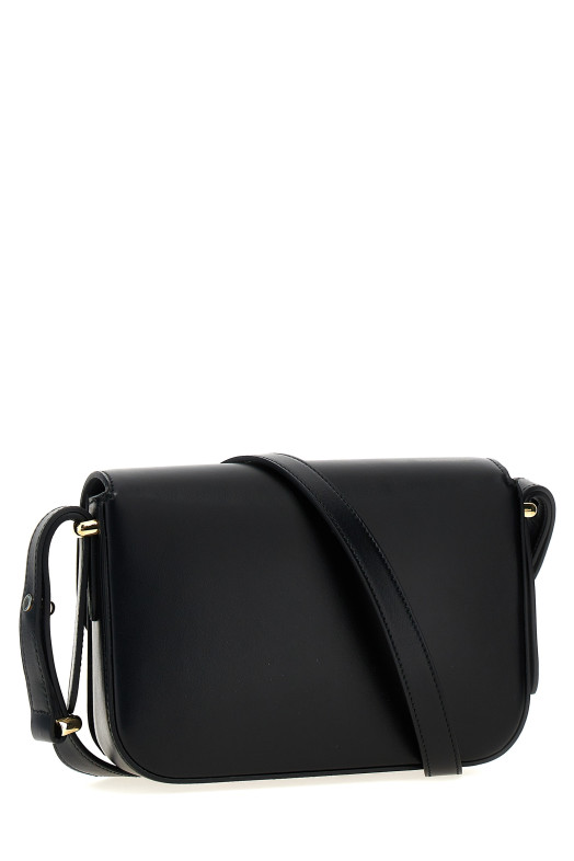 Triangle logo shoulder bag Black Triangle logo shoulder bag Black