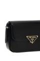 Triangle logo shoulder bag Black Triangle logo shoulder bag Black