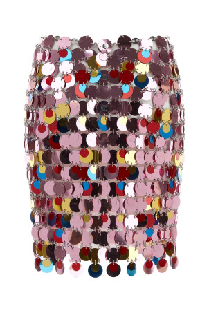 Багатоколірна максі-спідниця з паєтками PACO RABANNE (24AIJU010PS0133) Багатоколірна максі-спідниця з паєтками PACO RABANNE (24AIJU010PS0133)