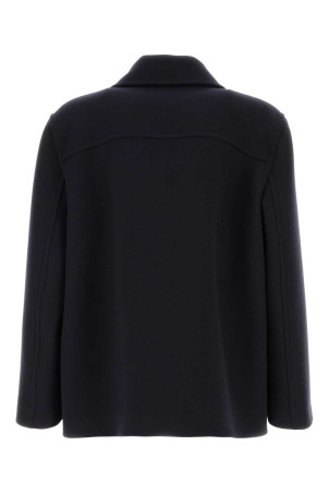Midnight blue wool coat VALENTINO GARAVANI (5V3CJJ00A8Y) Midnight blue wool coat VALENTINO GARAVANI (5V3CJJ00A8Y)