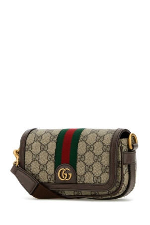 GG Supreme кожаная мини-сумка через плечо Ophidia GUCCI (795466FABIA) GG Supreme кожаная мини-сумка через плечо Ophidia GUCCI (795466FABIA)