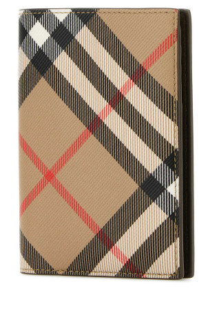 Printed e-canvas passport holder BURBERRY (8091916)