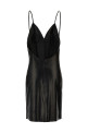 Leather slip dress Black Leather slip dress Black