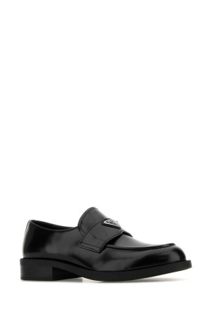 Черные кожаные мокасины Black PRADA (2DE145FG000055) Черные кожаные мокасины Black PRADA (2DE145FG000055)