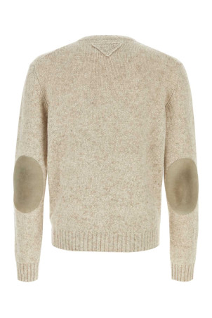 Melange sand cashmere sweater PRADA (UMB801SOOO145M) Melange sand cashmere sweater PRADA (UMB801SOOO145M)