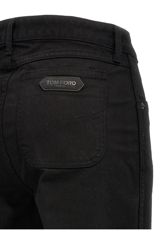 Джинсы с расклешенными штанинами Черные TOM FORD (PAD119DEX224LB999) Джинсы с расклешенными штанинами Черные TOM FORD (PAD119DEX224LB999)