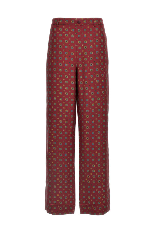 Брюки с узором Бордо MOSCHINO (A030654551139) Брюки с узором Бордо MOSCHINO (A030654551139)