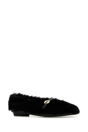 Чорні балетки з овчини Noella SALVATORE FERRAGAMO (01I7417762701C) Чорні балетки з овчини Noella SALVATORE FERRAGAMO (01I7417762701C)