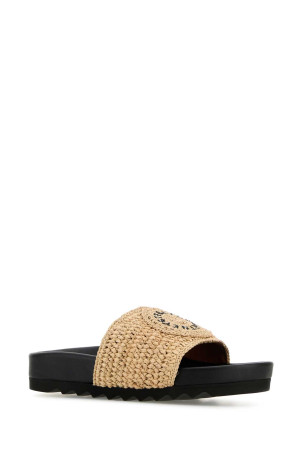 Raffia Elyse slippers STELLA McCARTNEY (810387AFACL0) Raffia Elyse slippers STELLA McCARTNEY (810387AFACL0)