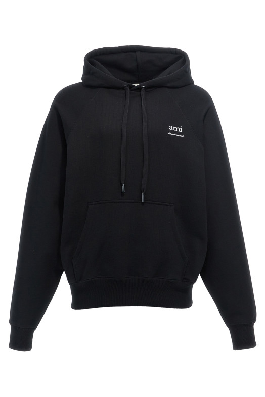 Толстовка с капюшоном «Ami AM» Черный (USW224747001) Толстовка с капюшоном «Ami AM» Черный (USW224747001)
