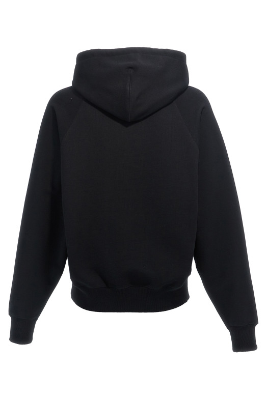 Толстовка с капюшоном «Ami AM» Черный (USW224747001) Толстовка с капюшоном «Ami AM» Черный (USW224747001)