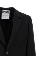 Однобортний блейзер з мартингалом Чорний MOSCHINO (A051254243555)