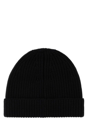Black wool beanie hat Black VALENTINO GARAVANI (5Y2HB01LIND)