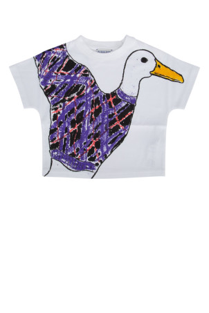 IG5 MN LILIA GOOSE White BURBERRY JR (8093192)