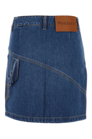 Джинсовая мини-юбка Blue JW ANDERSON (DK0020PG1164) J.W.ANDERSON Джинсовая мини-юбка Blue JW ANDERSON (DK0020PG1164) J.W.ANDERSON