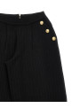 Штани в смужку з люрексу Чорні BALMAIN KIDS (BV6B70Z2501930OR)
