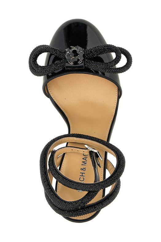 Туфли-лодочки «Double Bow» Черный (PF24S079285PATBLK) Туфли-лодочки «Double Bow» Черный (PF24S079285PATBLK)