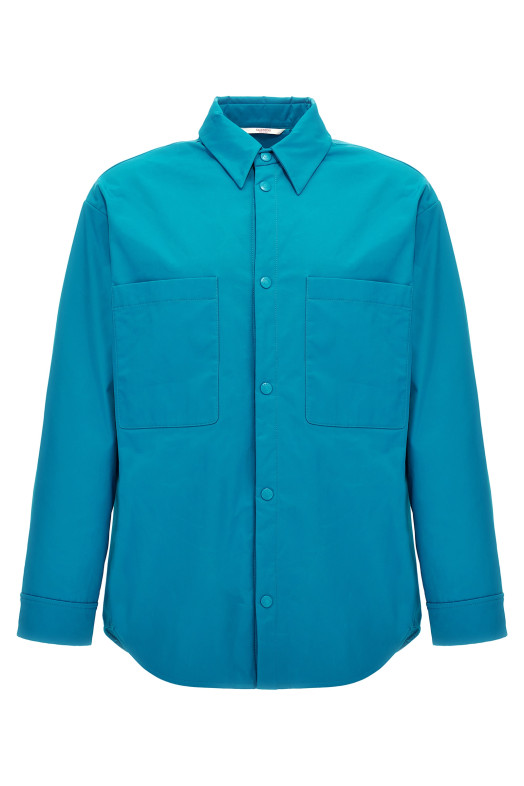 Нейлонова сорочка-жакет Valentino, СИНІЙ VALENTINO GARAVANI (5V0CIO85CKV575) Нейлонова сорочка-жакет Valentino, СИНІЙ VALENTINO GARAVANI (5V0CIO85CKV575)