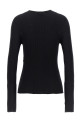 Светр з ребристою текстурою Чорний LANVIN (RWPO0020K004A2310)