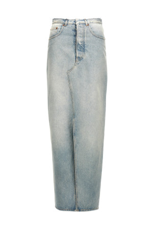 Довга спідниця з розрізами СИНЯ MM6 MAISON MARGIELA (S62MI0021S30589981) Довга спідниця з розрізами СИНЯ MM6 MAISON MARGIELA (S62MI0021S30589981)