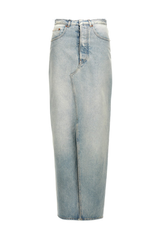 Long skirt slits BLUE Long skirt slits BLUE