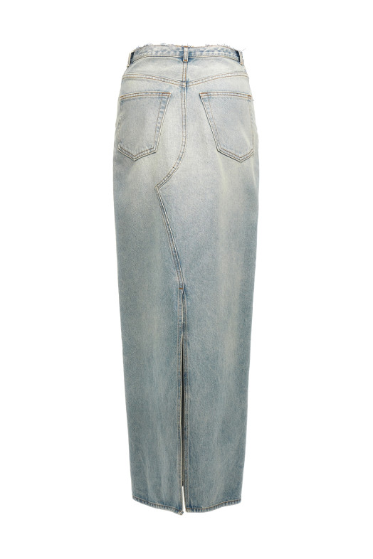 Long skirt slits BLUE Long skirt slits BLUE