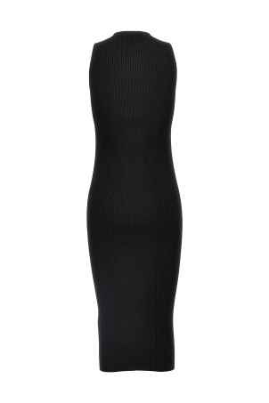 Ribbed knit dress Black Ribbed knit dress Black