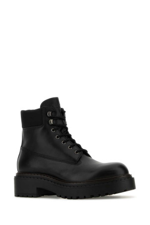 Черные кожаные ботильоны Black PRADA (2TE205FG0013G21) Черные кожаные ботильоны Black PRADA (2TE205FG0013G21)