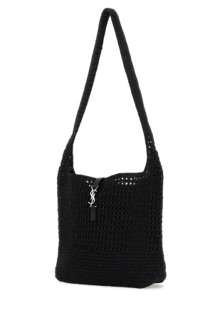 Black raffia medium Le 5 à 7 shoulder bag Black SAINT LAURENT (778827GAAEN) Black raffia medium Le 5 à 7 shoulder bag Black SAINT LAURENT (778827GAAEN)