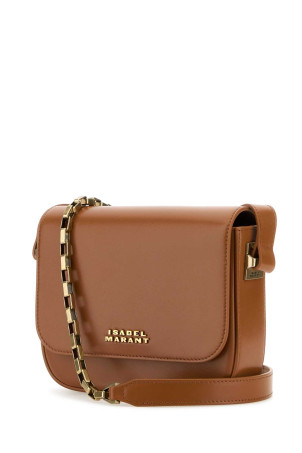 Маленька сумка через плече Lizza з шкіри бісквітного кольору ISABEL MARANT (PP0215FAB3C13M)