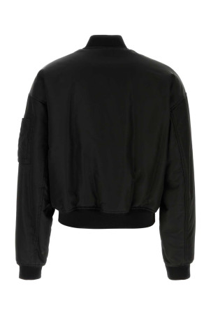 Black nylon 80 s bomber jacket DSQUARED (S71AN0578S35411) Black nylon 80 s bomber jacket DSQUARED (S71AN0578S35411)