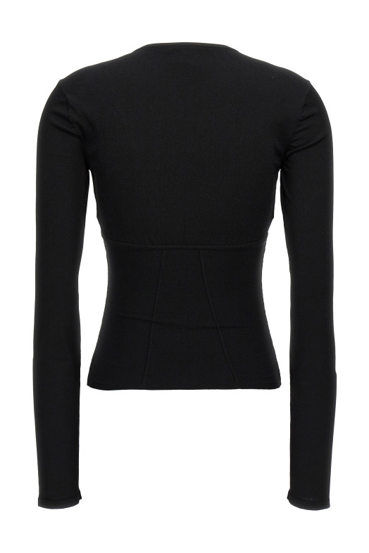 Топ «бюстье» черный (NDAW24KT061BLACK) Топ «бюстье» черный (NDAW24KT061BLACK)