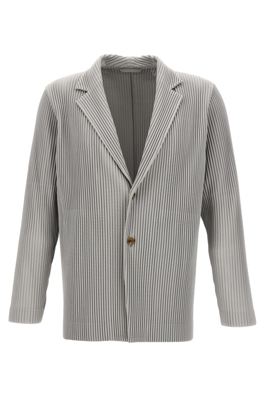 Однобортний блейзер зі складками Сірий HOMME PLISSE' ISSEY MIYAKE (HP48JD40111) HOMME PLISSE' ISSEY MIYAKE Однобортний блейзер зі складками Сірий HOMME PLISSE' ISSEY MIYAKE (HP48JD40111) HOMME PLISSE' ISSEY MIYAKE