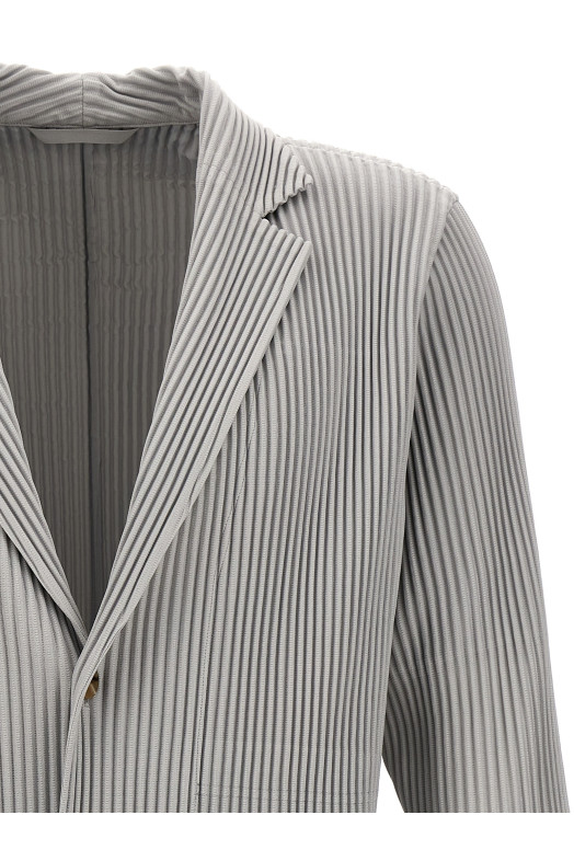 Однобортний блейзер зі складками Сірий HOMME PLISSE' ISSEY MIYAKE (HP48JD40111) HOMME PLISSE' ISSEY MIYAKE Однобортний блейзер зі складками Сірий HOMME PLISSE' ISSEY MIYAKE (HP48JD40111) HOMME PLISSE' ISSEY MIYAKE