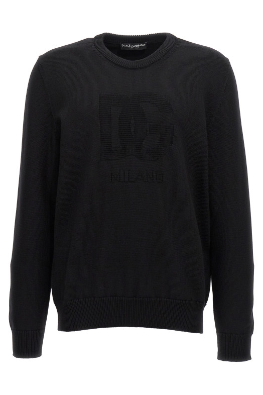 Светр з інтарсією «DG» Чорний (GXX01TJCVYON0000) Светр з інтарсією «DG» Чорний (GXX01TJCVYON0000)