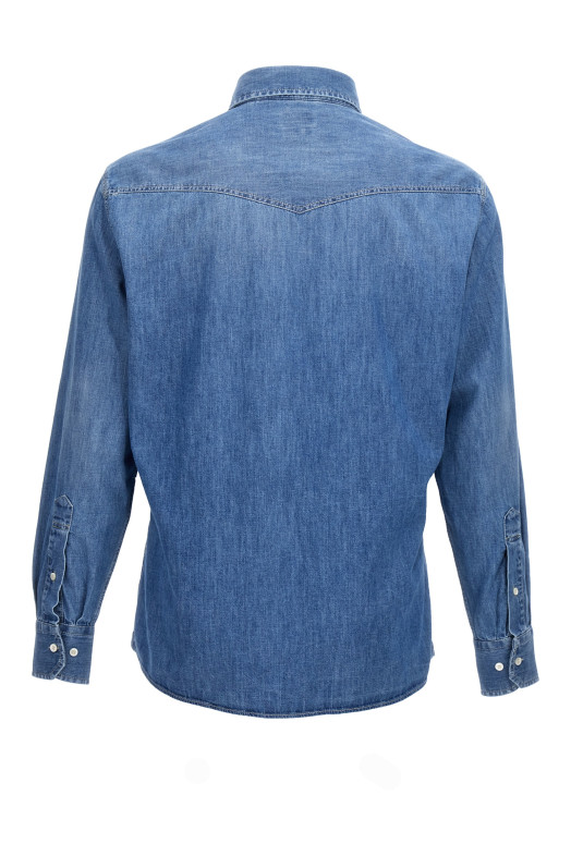 Джинсова сорочка Синя BRUNELLO CUCINELLI (MH1924008CCF66) Джинсова сорочка Синя BRUNELLO CUCINELLI (MH1924008CCF66)