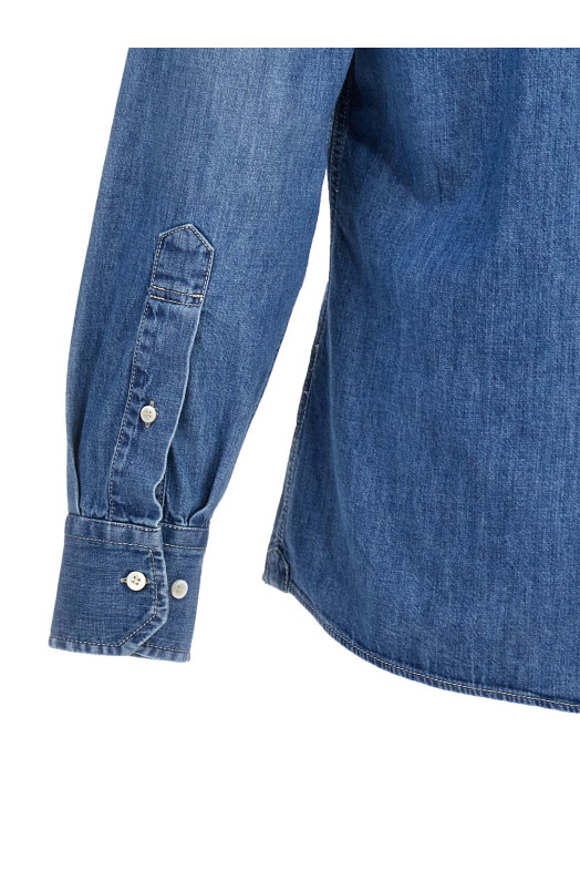 Джинсова сорочка Синя BRUNELLO CUCINELLI (MH1924008CCF66) Джинсова сорочка Синя BRUNELLO CUCINELLI (MH1924008CCF66)