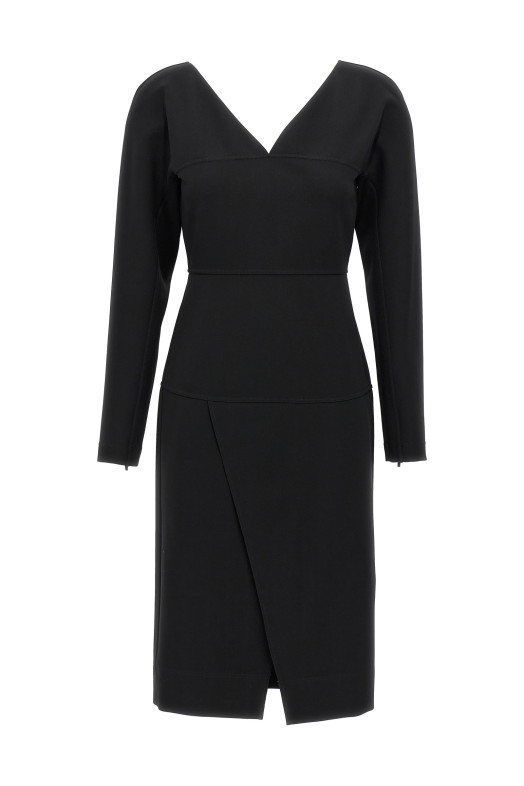 Сукня з техно-джерсі Чорна FENDI (FDD185AJYEF0GME) Сукня з техно-джерсі Чорна FENDI (FDD185AJYEF0GME)