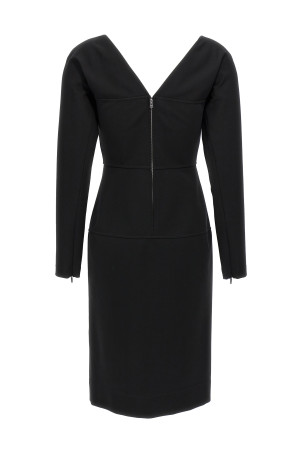 Сукня з техно-джерсі Чорна FENDI (FDD185AJYEF0GME) Сукня з техно-джерсі Чорна FENDI (FDD185AJYEF0GME)