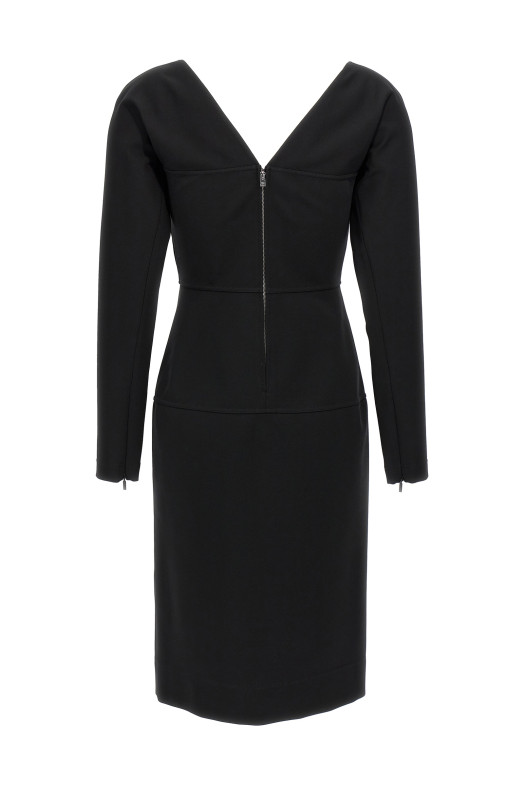 Сукня з техно-джерсі Чорна FENDI (FDD185AJYEF0GME) Сукня з техно-джерсі Чорна FENDI (FDD185AJYEF0GME)