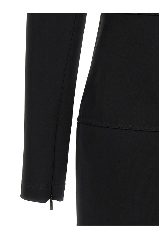 Сукня з техно-джерсі Чорна FENDI (FDD185AJYEF0GME) Сукня з техно-джерсі Чорна FENDI (FDD185AJYEF0GME)