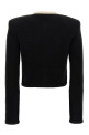 Alpaca cropped cardigan Black Alpaca cropped cardigan Black