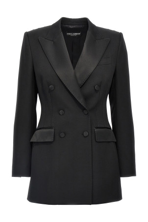 Блейзер DOLCE & GABBANA 'Turlington' Чорний F29YMTFU28JN0000 Блейзер DOLCE & GABBANA 'Turlington' Чорний F29YMTFU28JN0000
