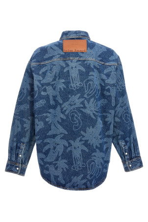 Palmity Allover Laser' jacket Blue Palmity Allover Laser' jacket Blue