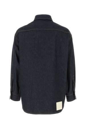 Dark blue denim oversize shirt VALENTINO GARAVANI (5V0DB03GAEM) Dark blue denim oversize shirt VALENTINO GARAVANI (5V0DB03GAEM)